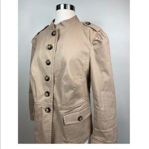 Talbots Chino Blazer 16 Petite Jacket Khaki